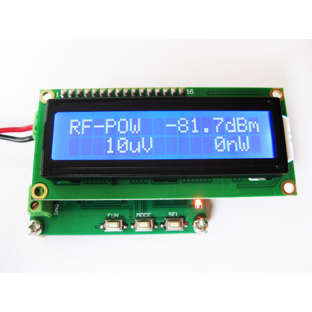 RF power meter Power meter 0-500Mhz -80 ～ 10 dBm RF power attenuation can be set