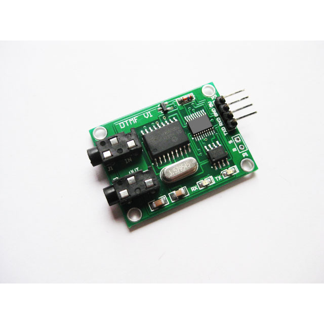 DTMF audio generator of DTMF decoder receives 30 data of serial port at a time