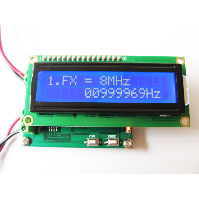 New Digital Frequency Meter High Frequency 2MHz-2GHz / Low Frequency 0-8MHz with Counting Function