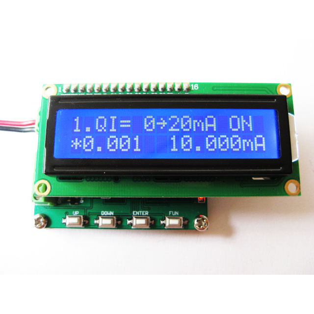 Two output current voltage signal generator 4-20mA / 0-10V signal source transmitter