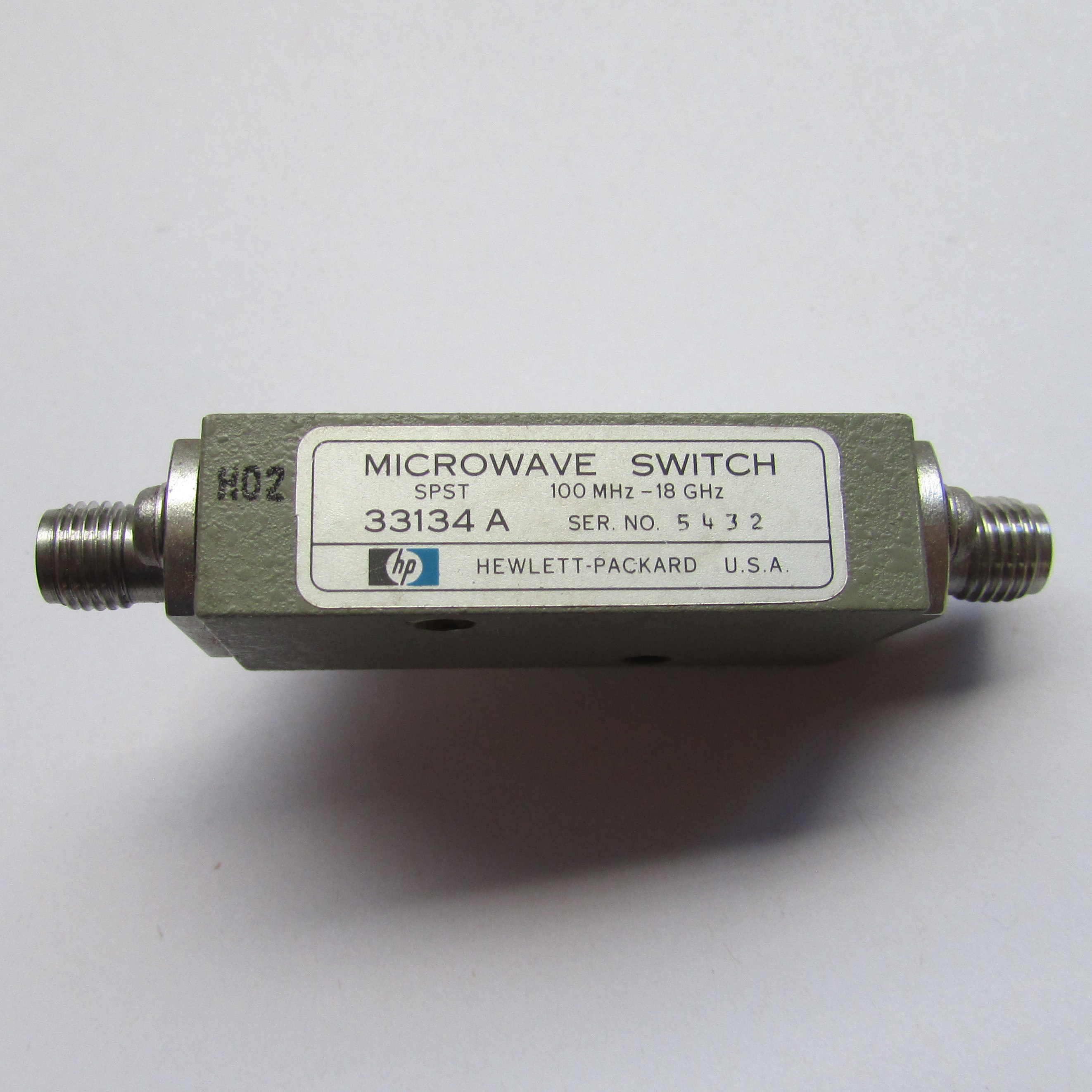 HP 33134A 100MHz-18GHz SPST RF Switch SMA