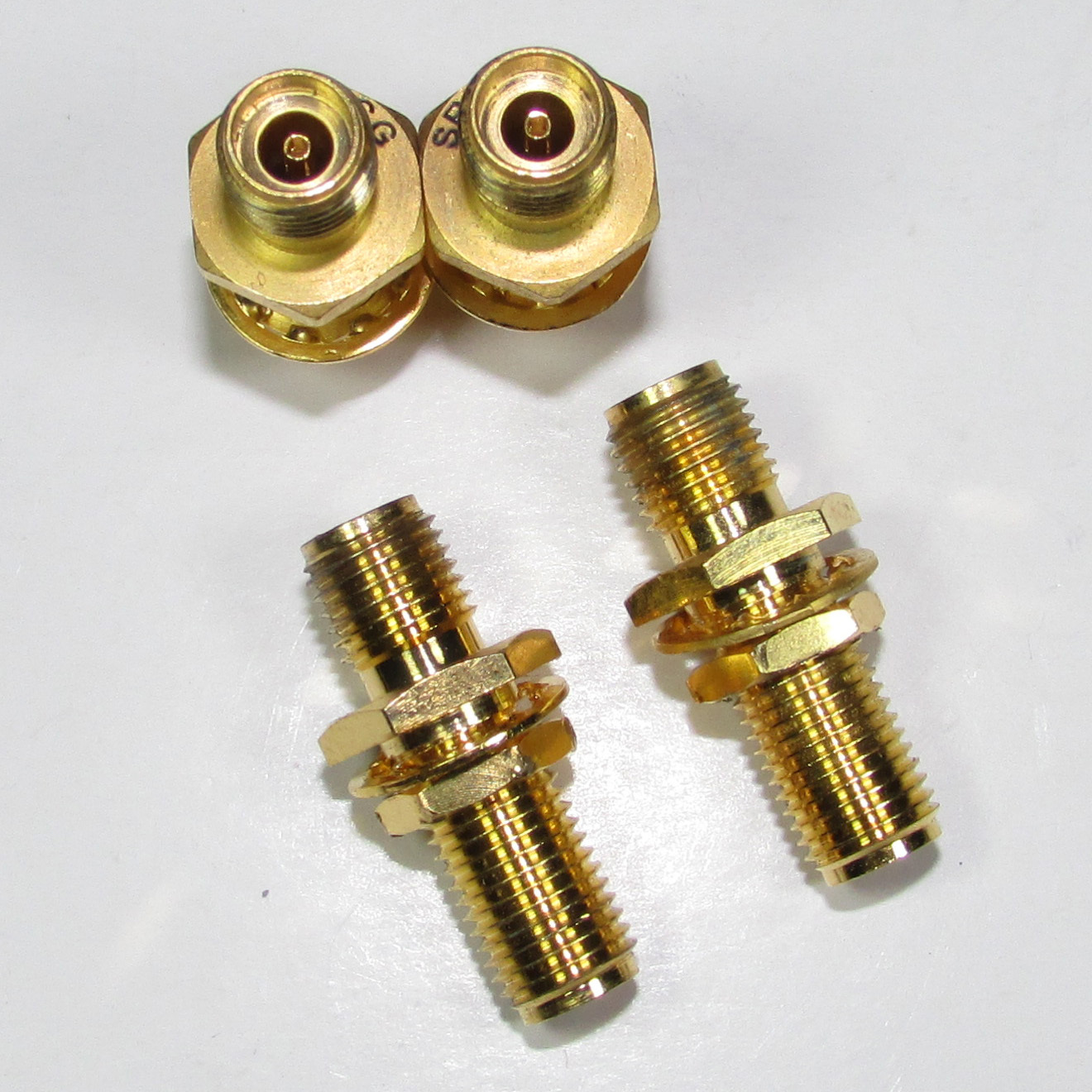 US import disassembly SRICG DC-40GHz 2.92mm female / 2.92mm female converter with flange