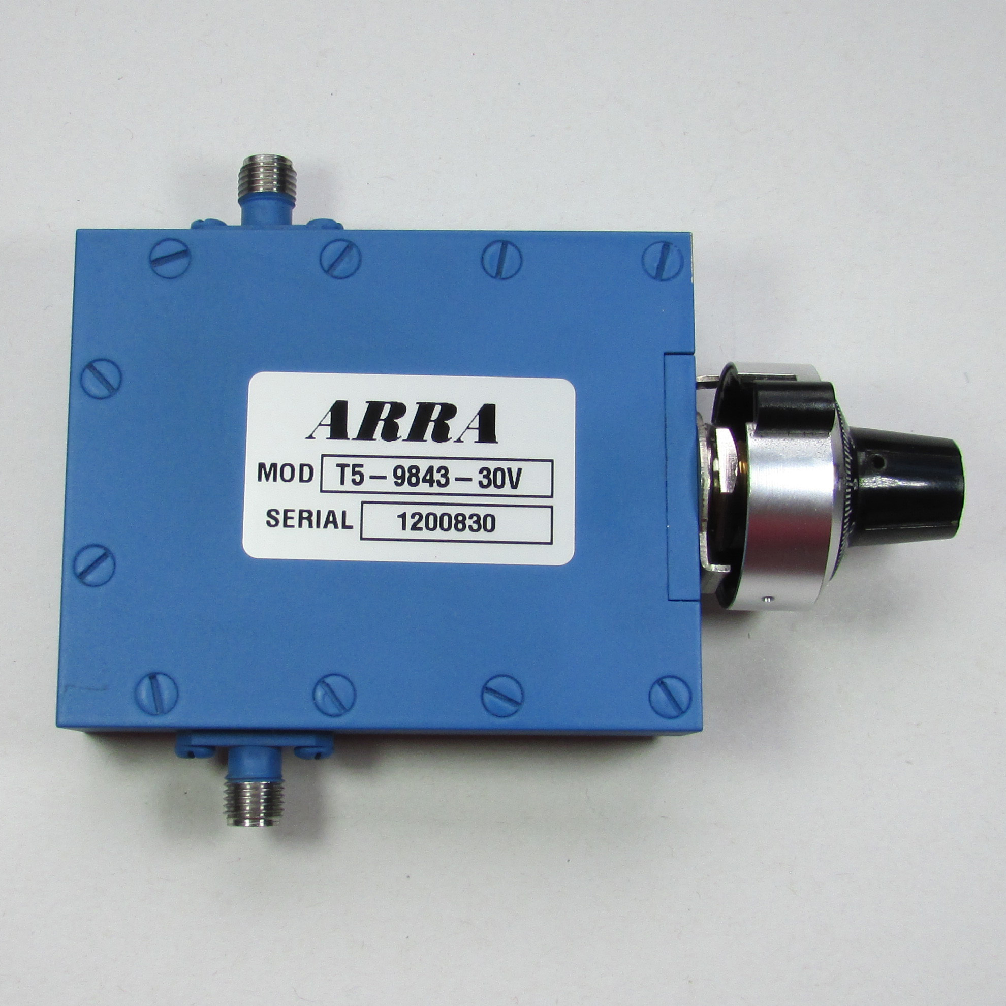 ARRA T5-9843-30V 12.4-18GHz 0-30dB SMA RF coaxial continuously adjustable attenuator