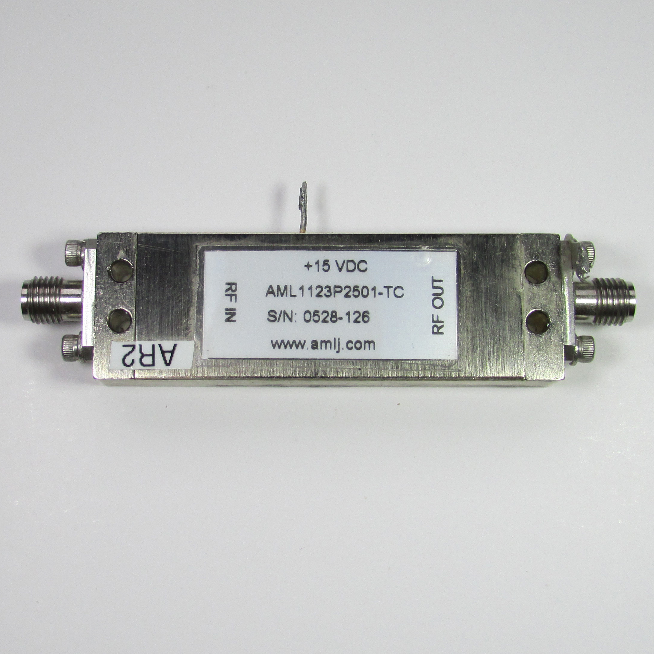 American AML AML1123P2501-TC 10-24GHz 30dB 22dBm SMA microwave amplifier