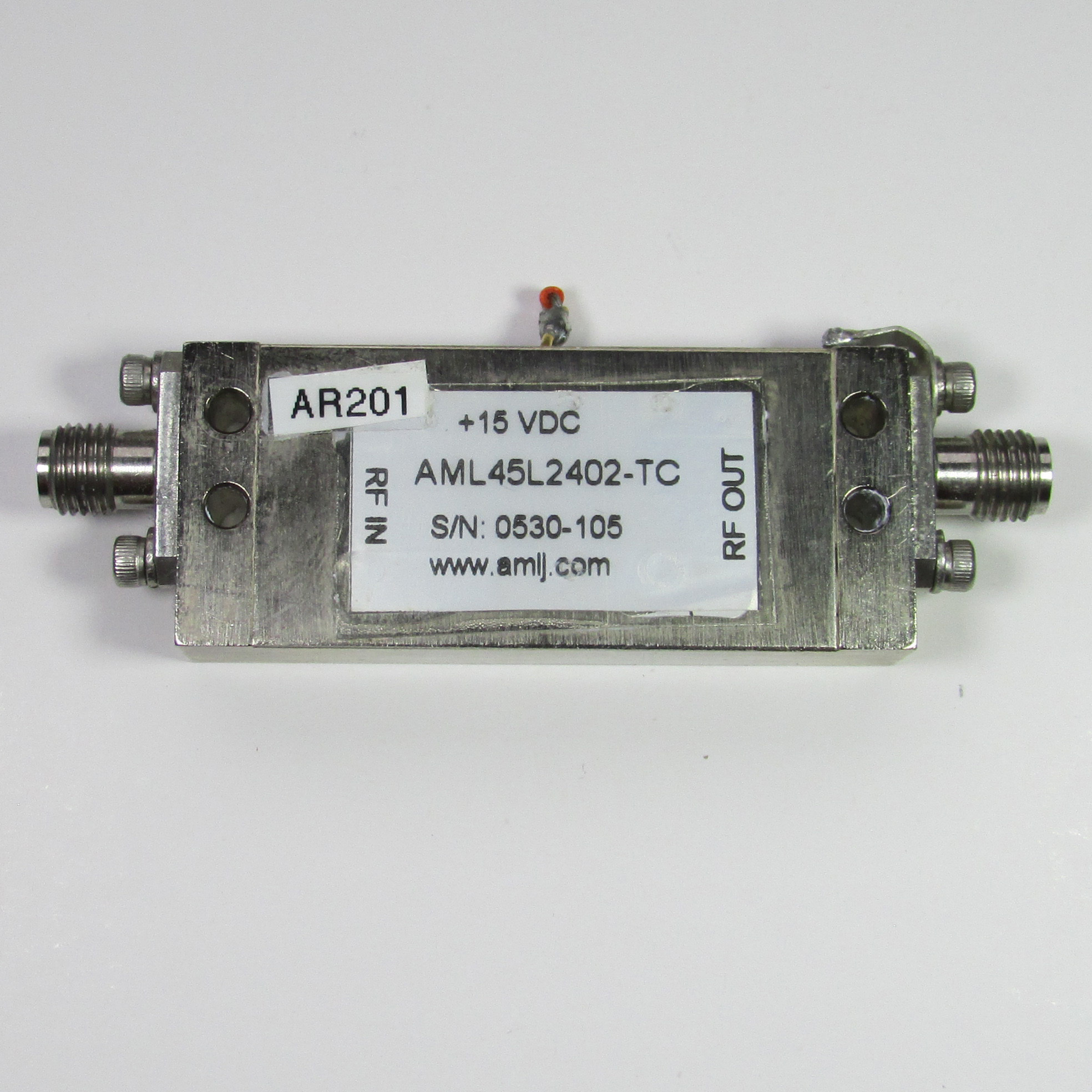 American AML AML45L2402-TC 3-7GHz 23dB 15dBm SMA microwave amplifier