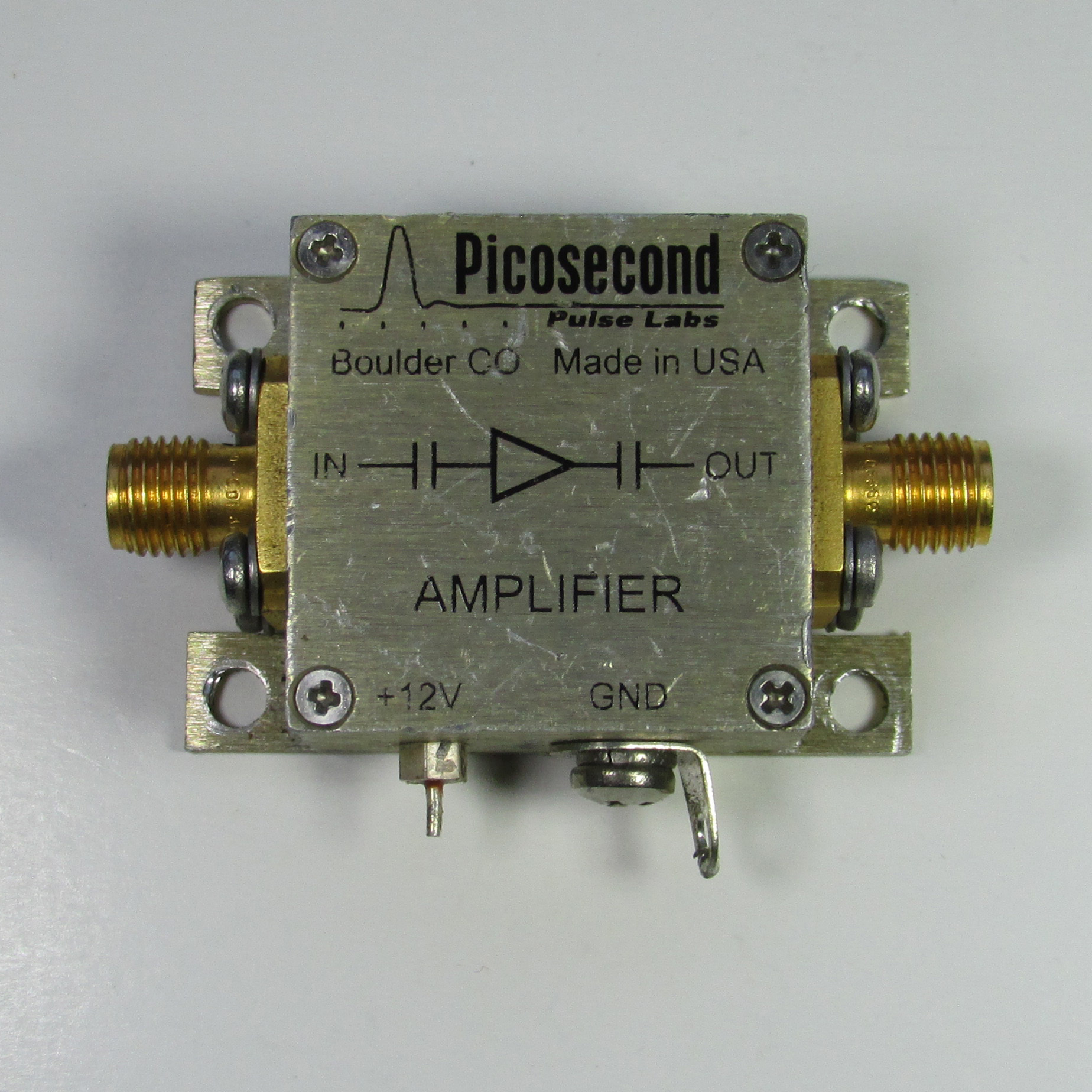 Picosecond 5828 65KHz-15GHz 10dB 12dBm SMA RF Microwave Broadband Amplifier