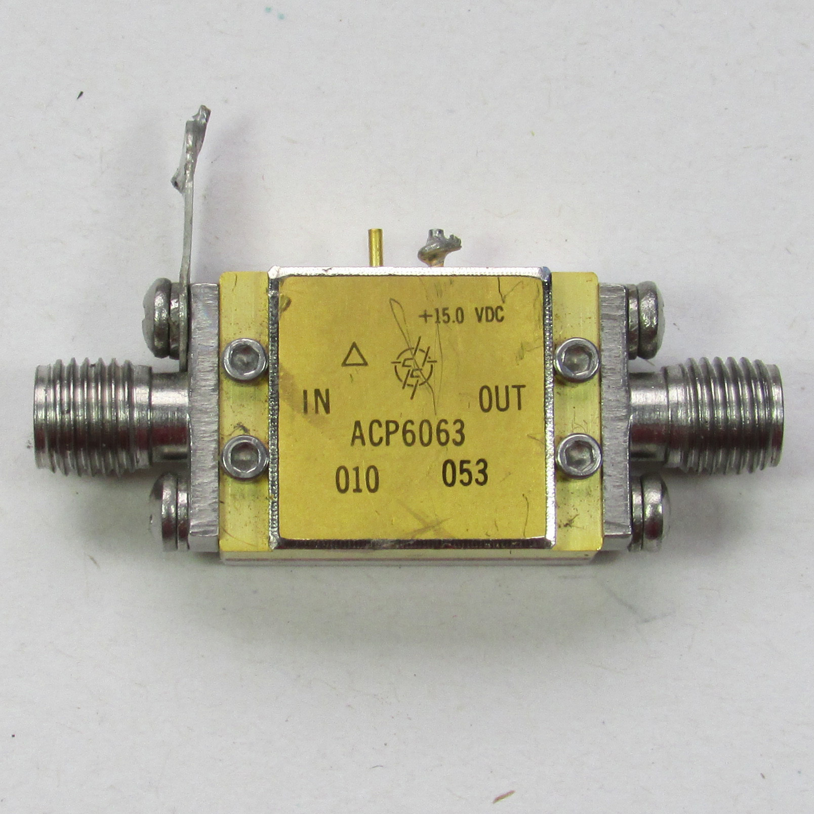 teledyne ACP6063 0.5-5GHz 17dB 18dBm SMA Low Noise Amplifier