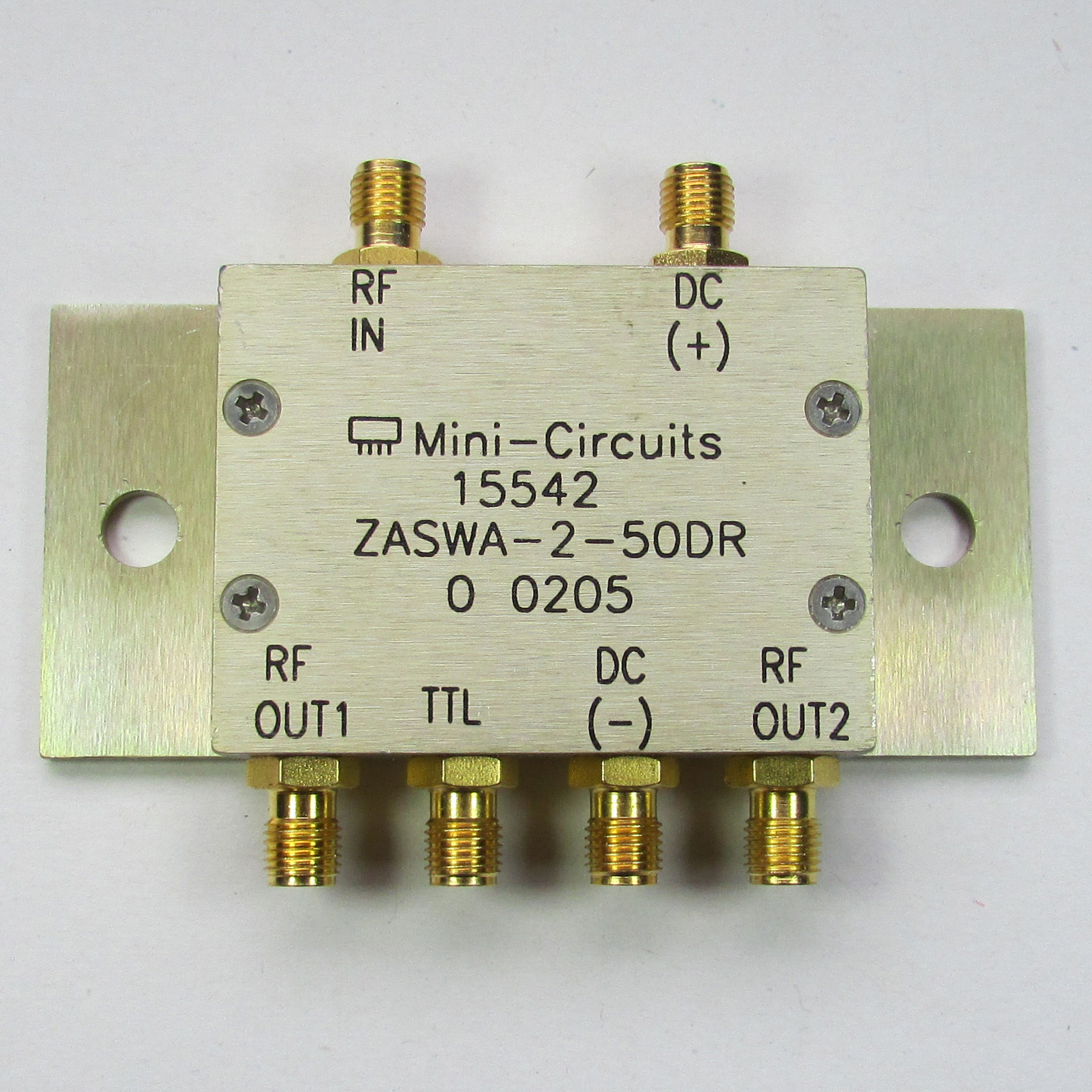 Mini-Circuits ZASWA-2-50DR DC-5GHz SMA single-pole double-throw RF high-isolation switch