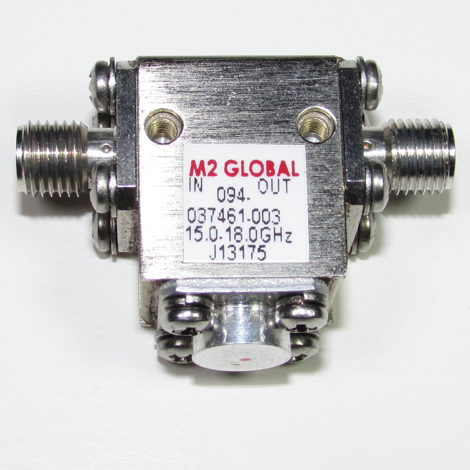 M2 GLOBAL 15-18GHz SMA microwave coaxial isolator