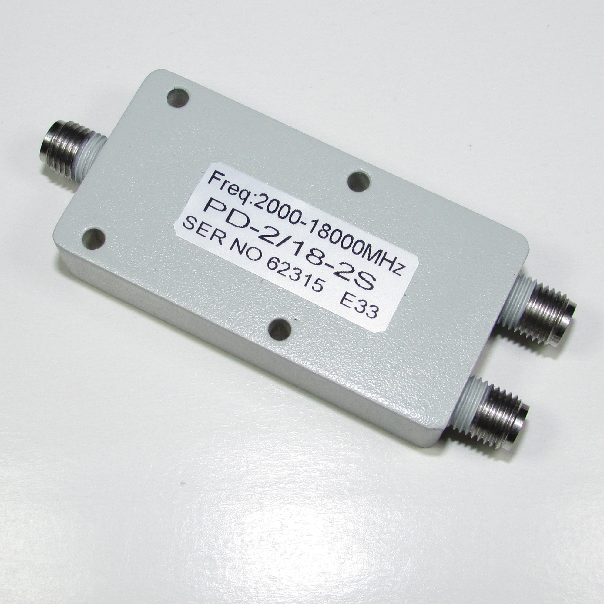 PD-2 / 18-2S 2-18GHz 20W SMA RF microwave one point two broadband power divider / one year warranty
