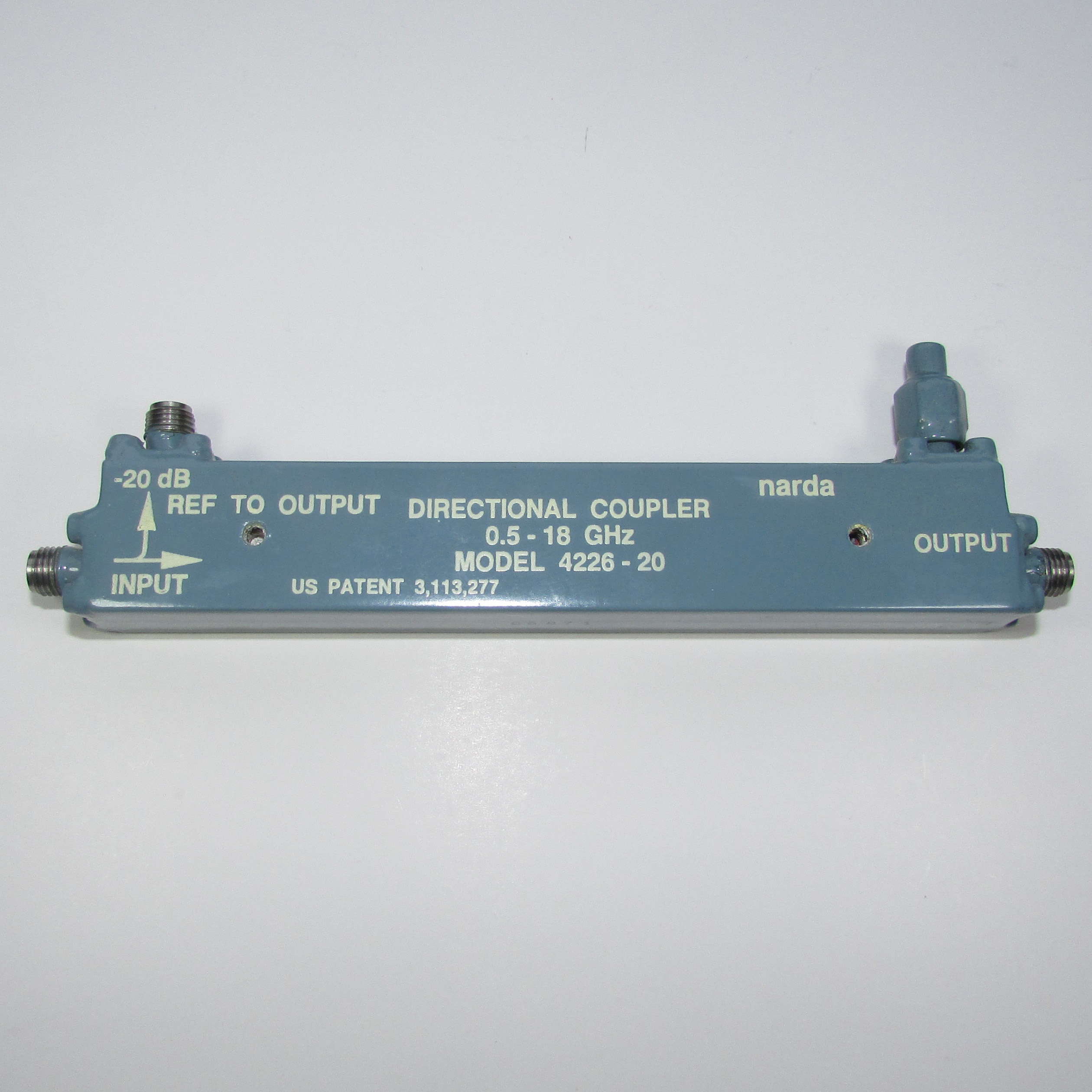 United States Narda 4226-20 0.5-18GHz 20dB 20W SMA RF Microwave Broadband Coupler