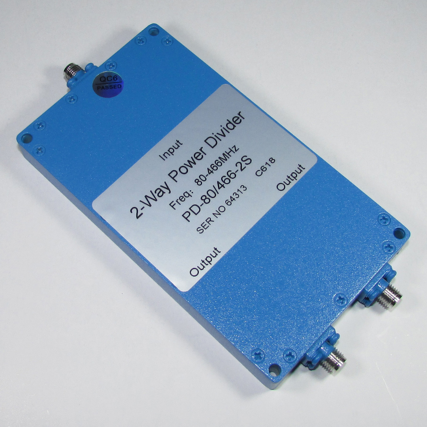 PD-80 / 466-2S 80-466MHz 30W one point two RF microwave power divider / new one year warranty