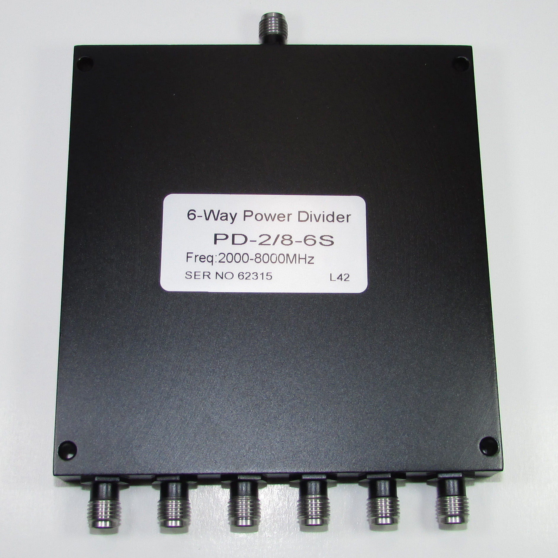 2-8GHz 30W SMA RF Microwave RF One Point Six Broadband Power Divider / One Year Warranty