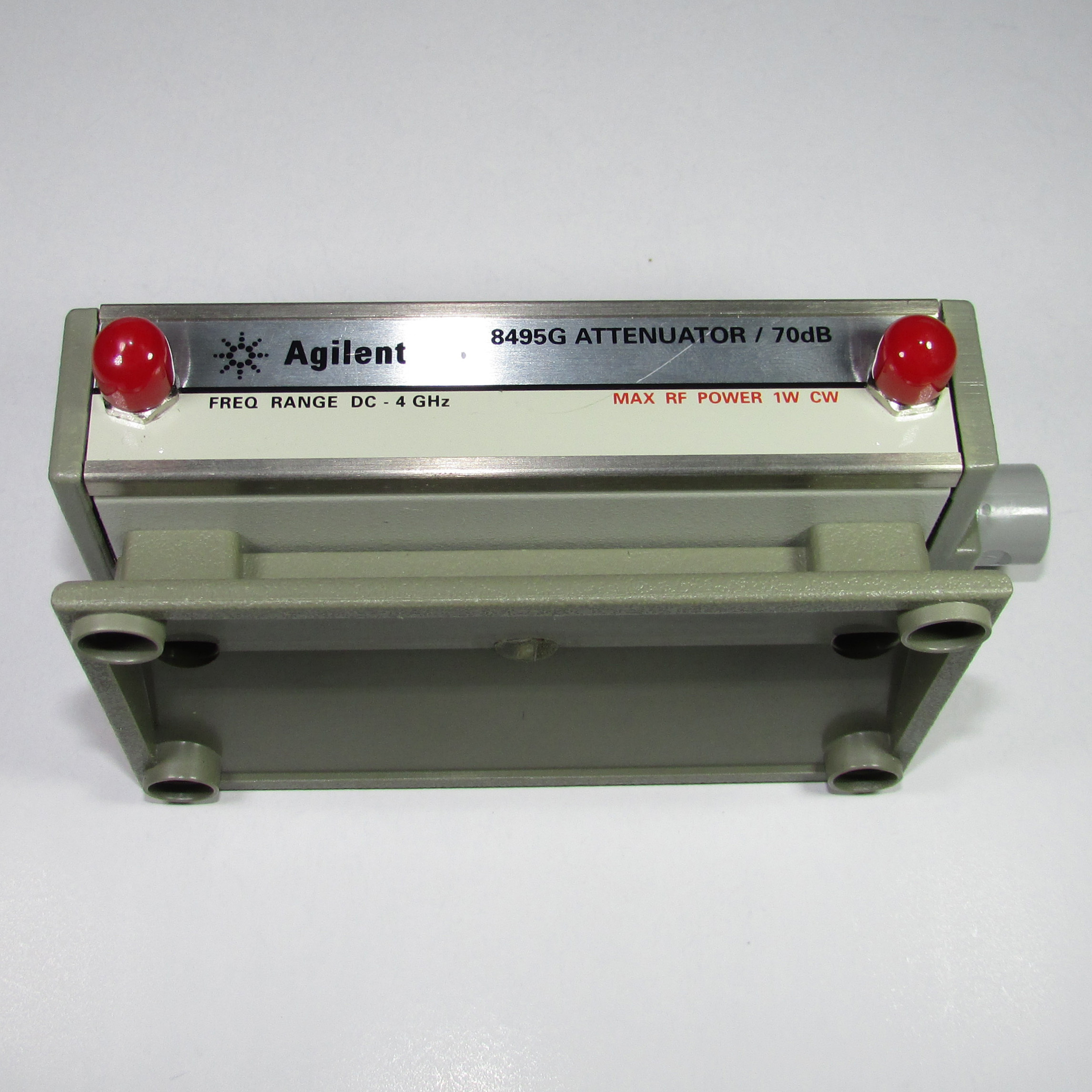 Agilent 8495G 70dB / 10dB step 24V SMA RF microwave electronically controlled attenuator / new