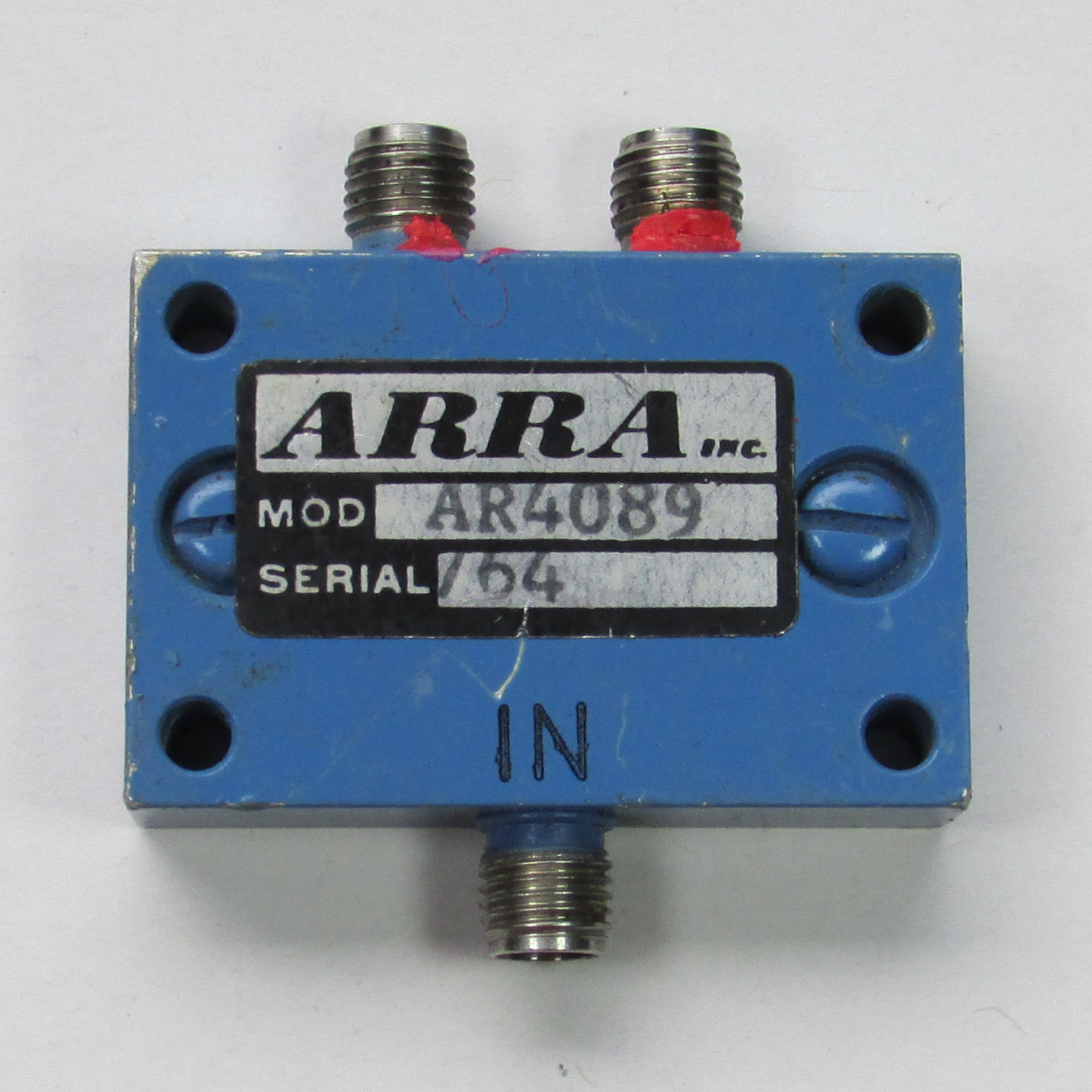 ARRA AR4089 4-8GHz SMA One Point Two Power Divider