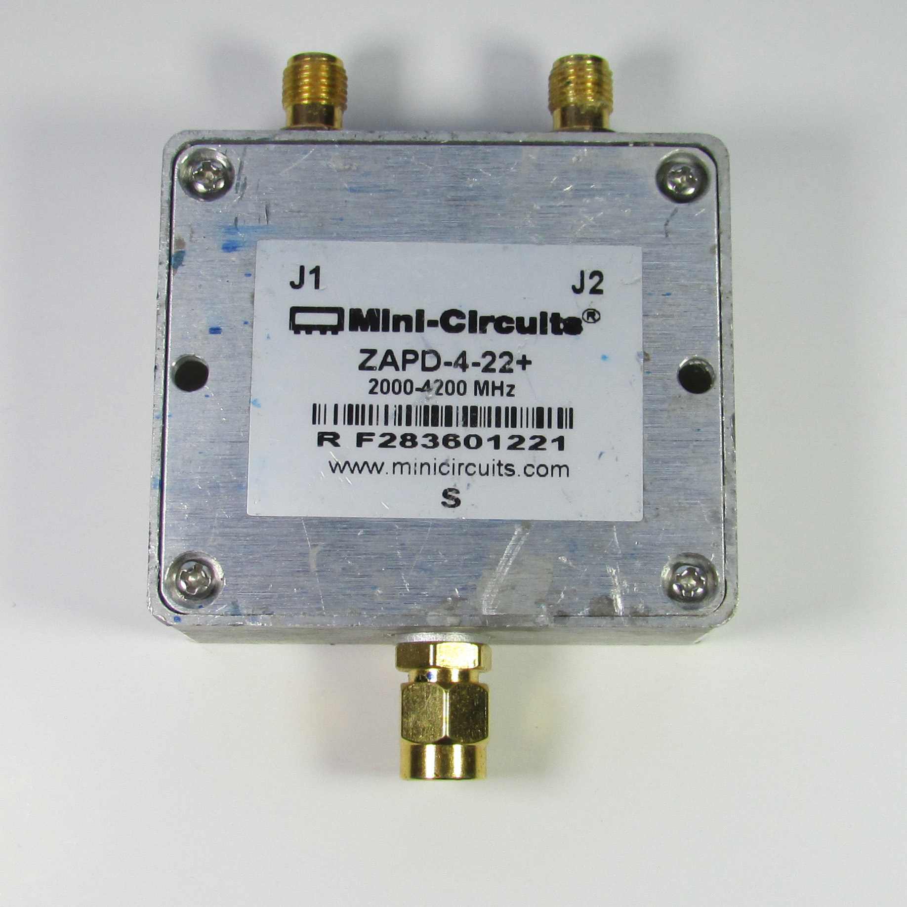 Mini-Circuits ZAPD-4-22 + 2000-4200MHz SMA RF One Point Two Power Divider