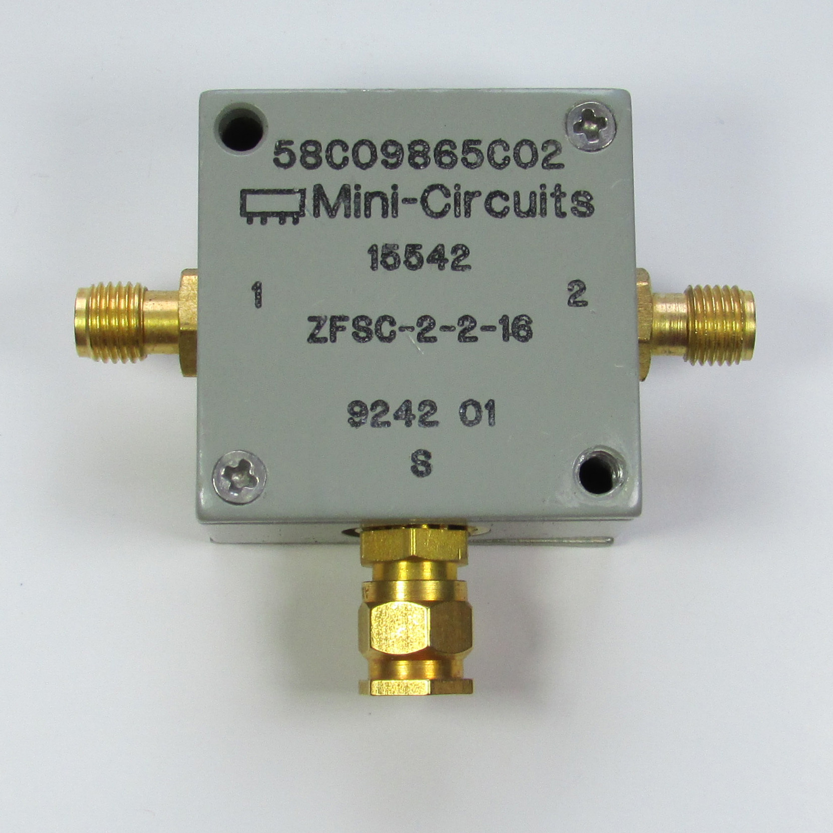 Mini-Circuits ZFSC-2-2 10-1000MHz SMA RF One-point-two Power Divider