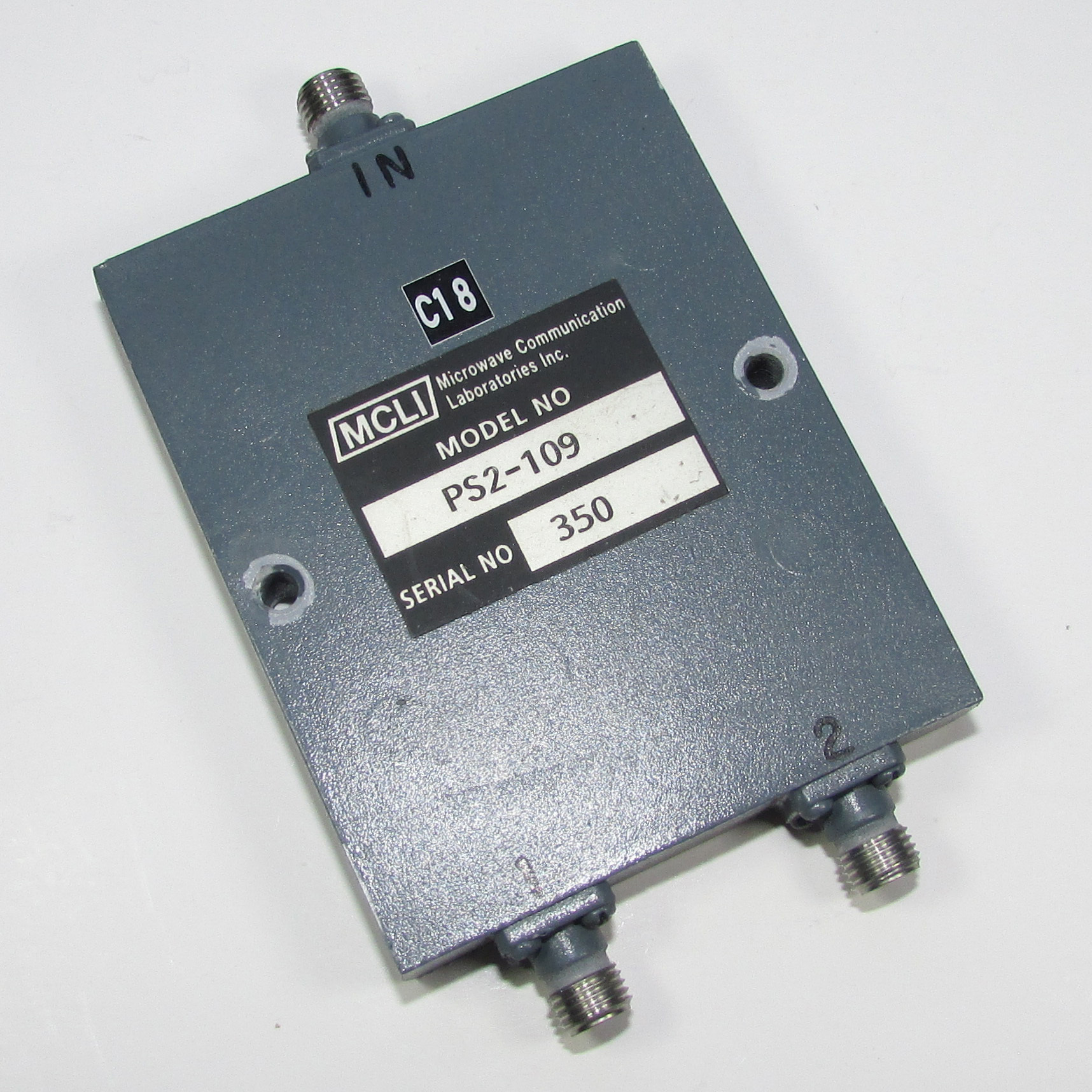 MCLI PS2-109 0.3-3GHz 10W SMA RF Microwave Divider Two Power Divider