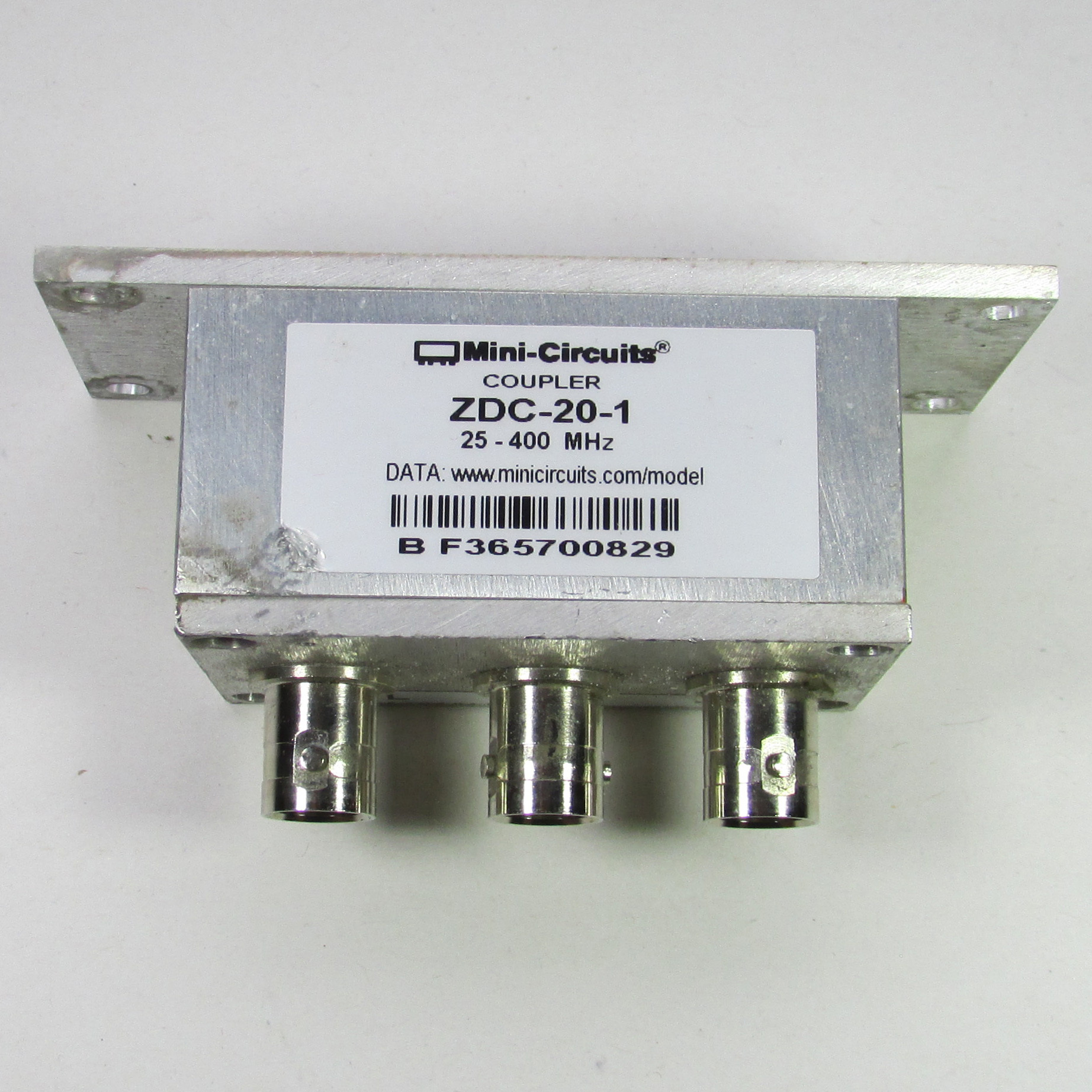 Mini-Circuits ZDC-20-1 25-400MHz 20dB BNC Directional Coupler