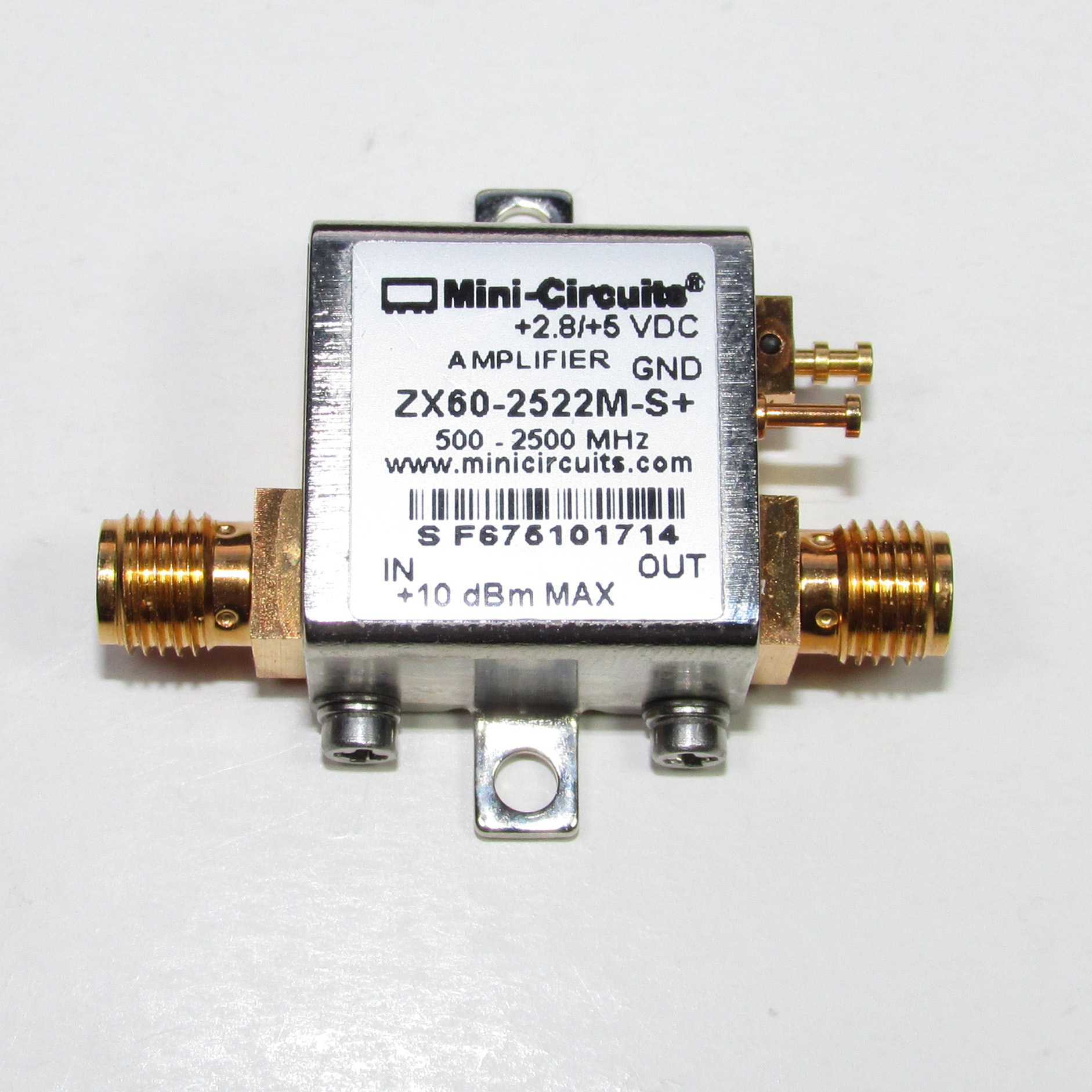 Mini-Circuits ZX60-2522M-S + 0.5-2.5GHz 20dB RF Amplifier / New