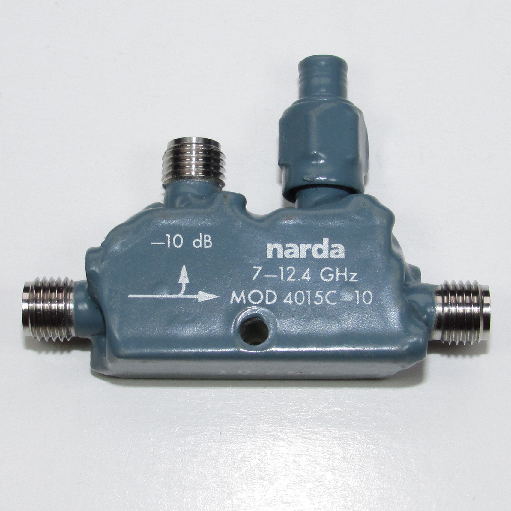 narda 4015C-10 7-12.4GHz 10dB 50W SMA microwave directional coupler