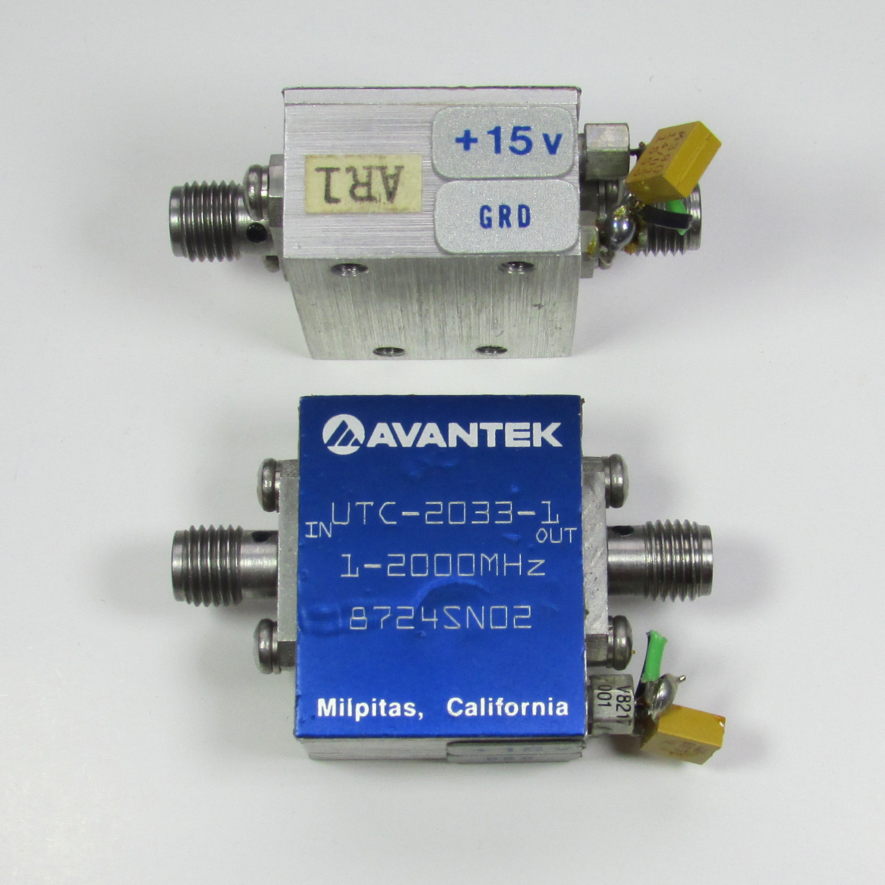 AVANTEK UTC-2033-1 1-2000MHz 8.5dB 16dBm SMA RF Low Noise Amplifier