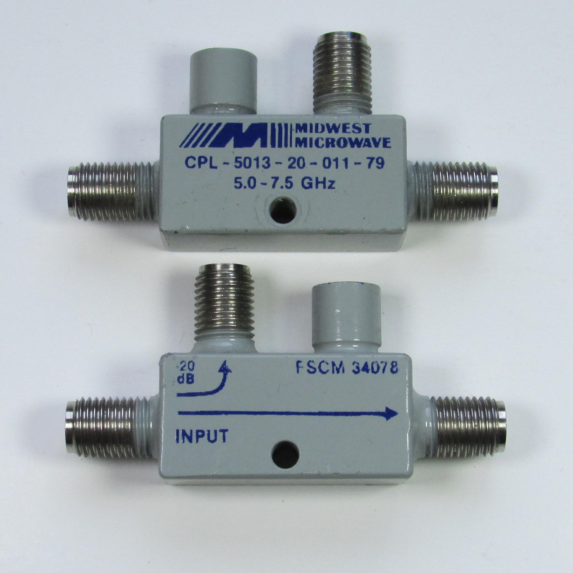 MIDWEST CPL-5013-20-011-79 5-7.5GHz 20dB SMA RF Directional Coupler