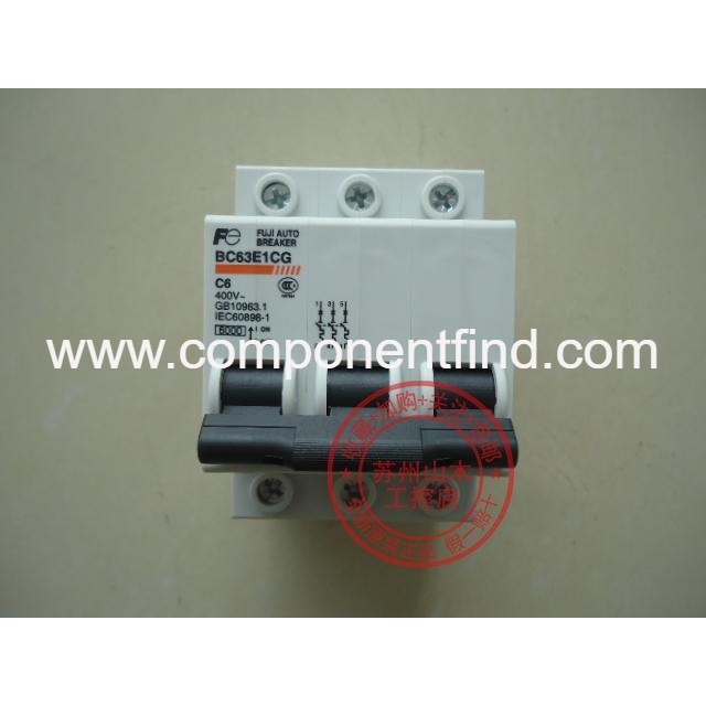 Fuji Mini Circuit Breaker BC63E1CG3P006 Rated current 6A Type C Rated